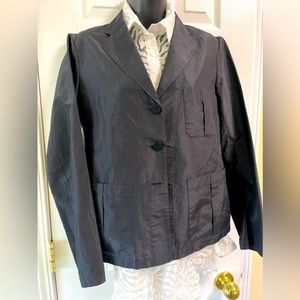 Vintage Donna Karan Cotton/Silk Blend Blazer-Size 6